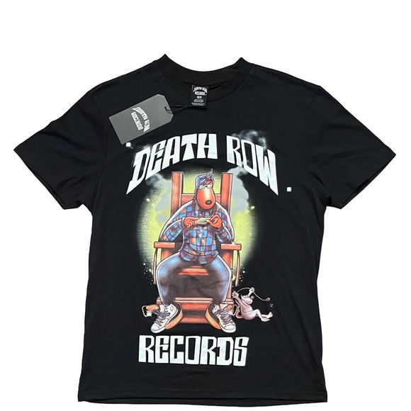 NWT Snoop Dogg Still Smoking Death Row Records Black Tee Small - Picture 1 of 5